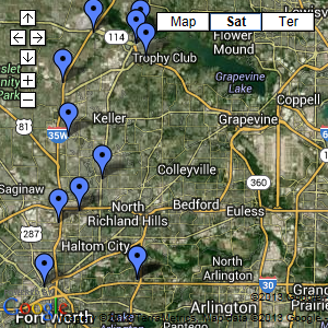 Ft. Worth Area Map